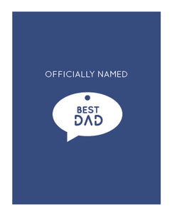 Best Dad Charm Card (6 units)