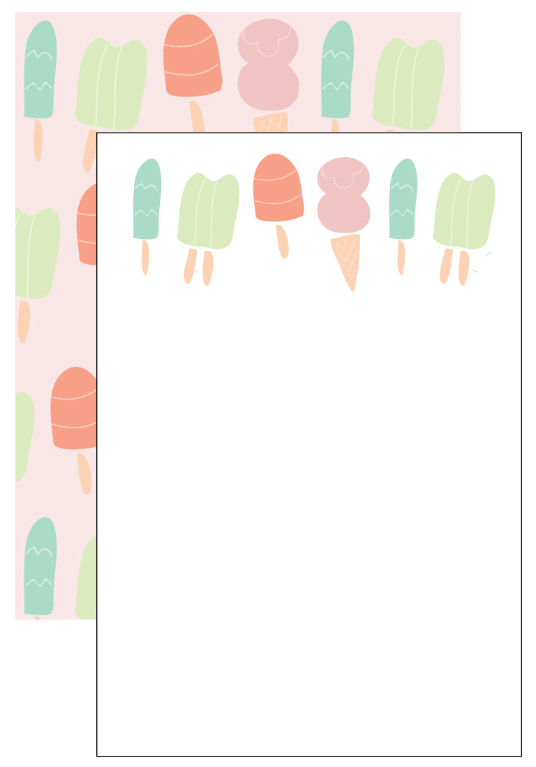 Ice Cream Stationery Set (6 sets)