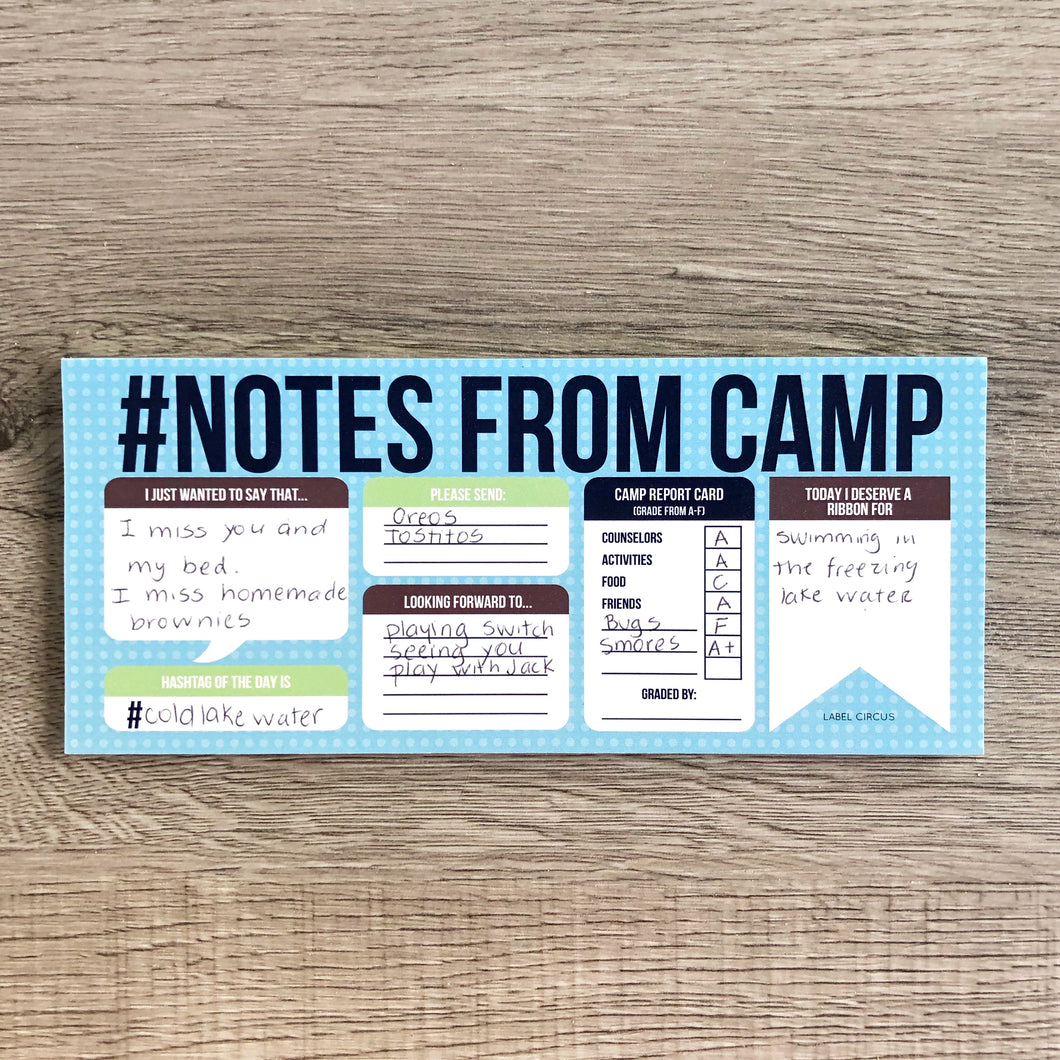 #Notes from Camp (4 units)