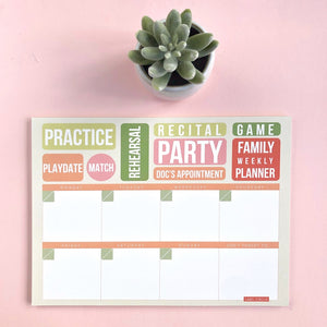 Family Weekly Planner (4 units)